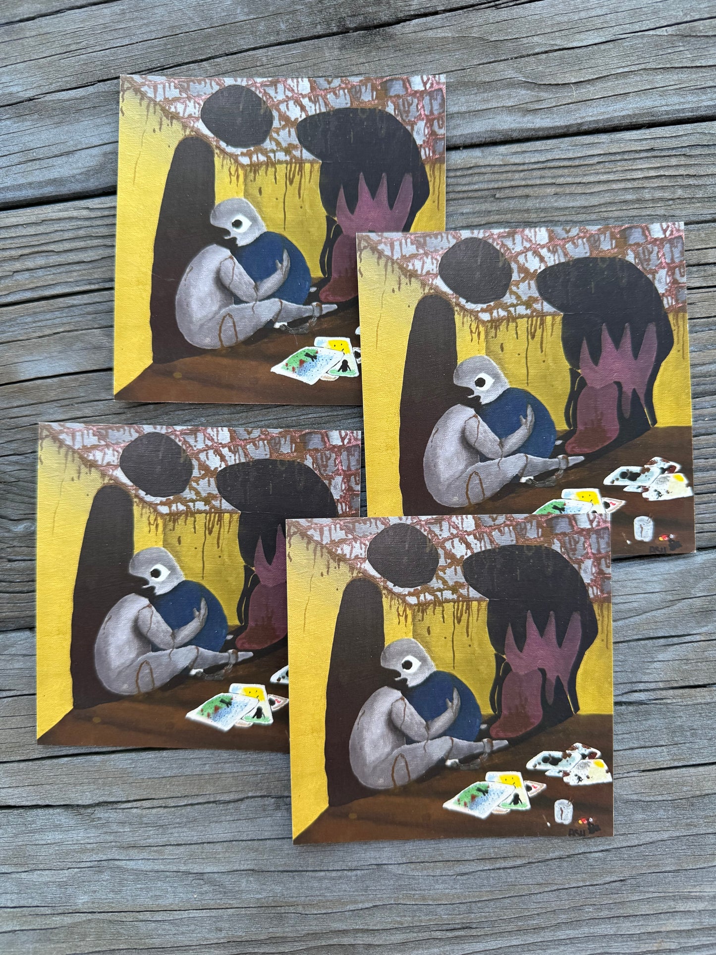 Juxtaposed Mind Print