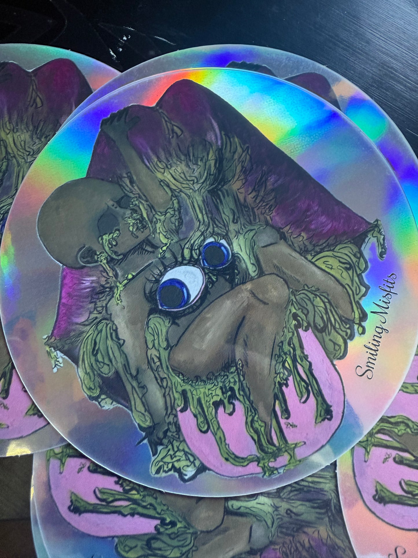 “Eyes Down Here” Stickers