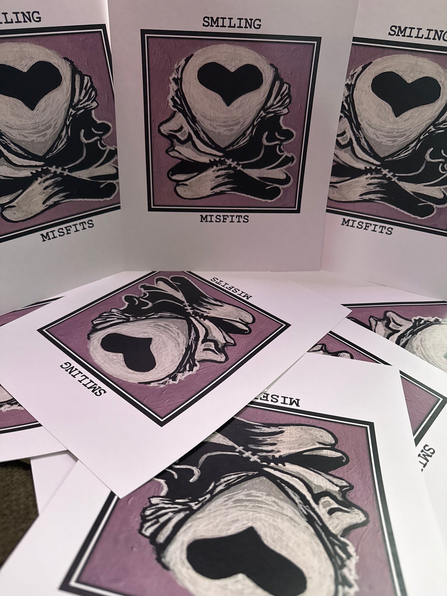 Smiling Misfits Logo Print